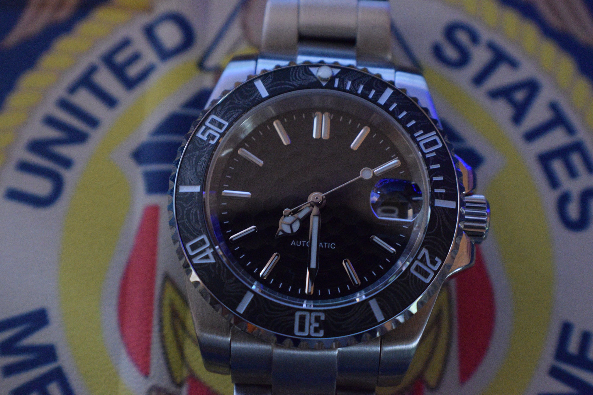 Midnight Topographic - 40mm