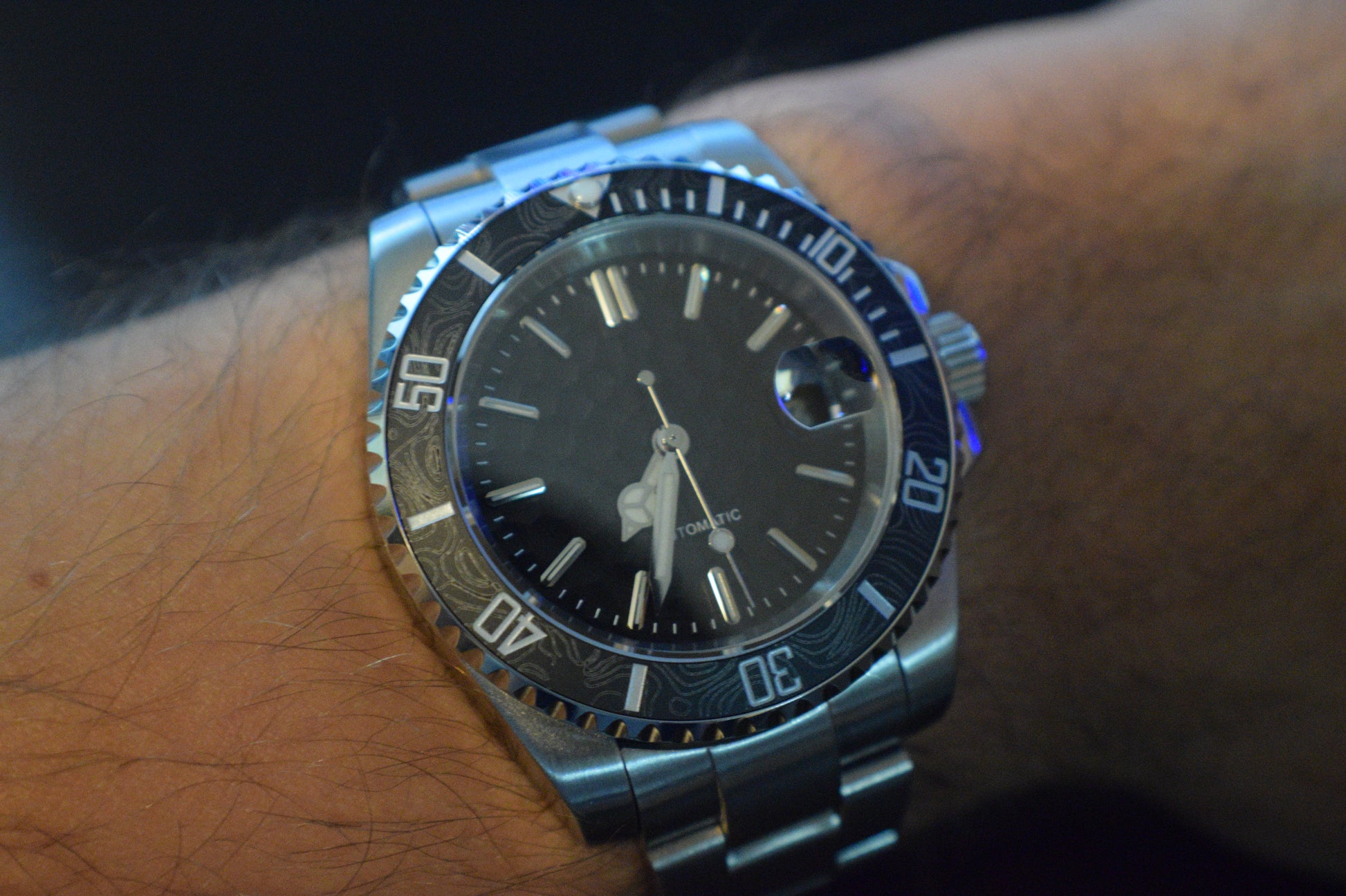 Midnight Topographic - 40mm